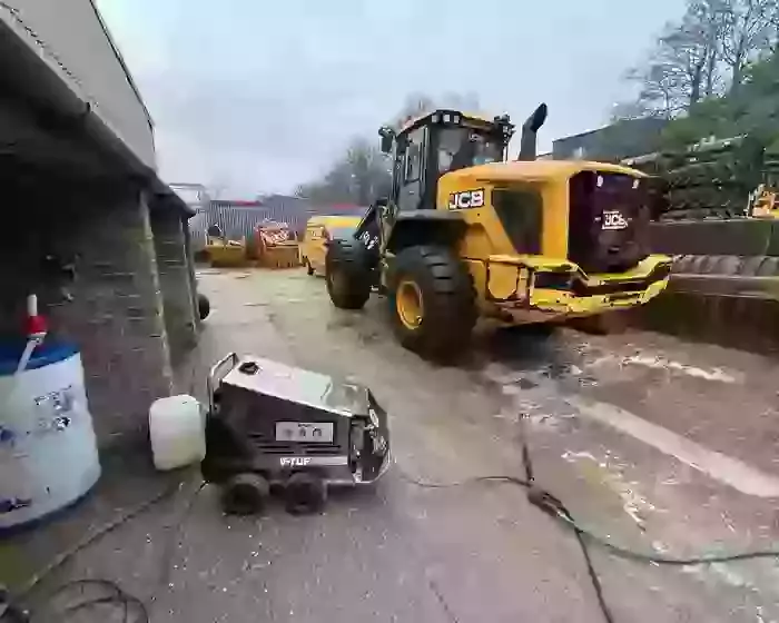 VTUF pressure washer after service on site in Etwall cleaned and working ready for use